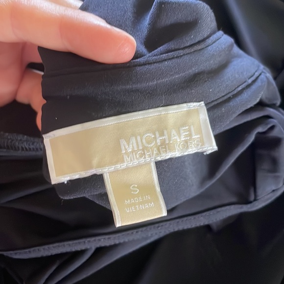 TRADE with Jennifer Michael Michael Kors Sleeveless Maxi Dress Dark Blue Size S - Picture 12 of 13